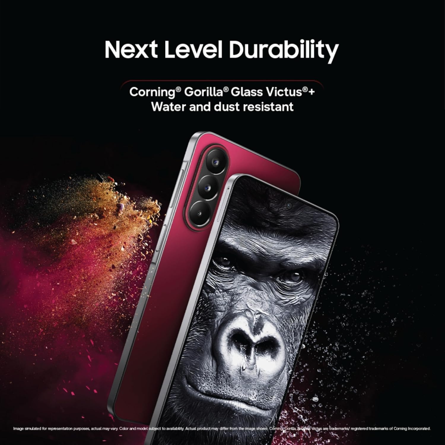 Samsung Galaxy M47 5G Mobile (Rogue Red, 8GB RAM, 128GB Storage, 6000mAh Battery)| 50MP OIS| Snapdragon Processor| LPDDR5X RAM,UFS 3.1 Storage| Gorilla Glass Victus+| sAMOLED| Knox Security| AI - Image 4